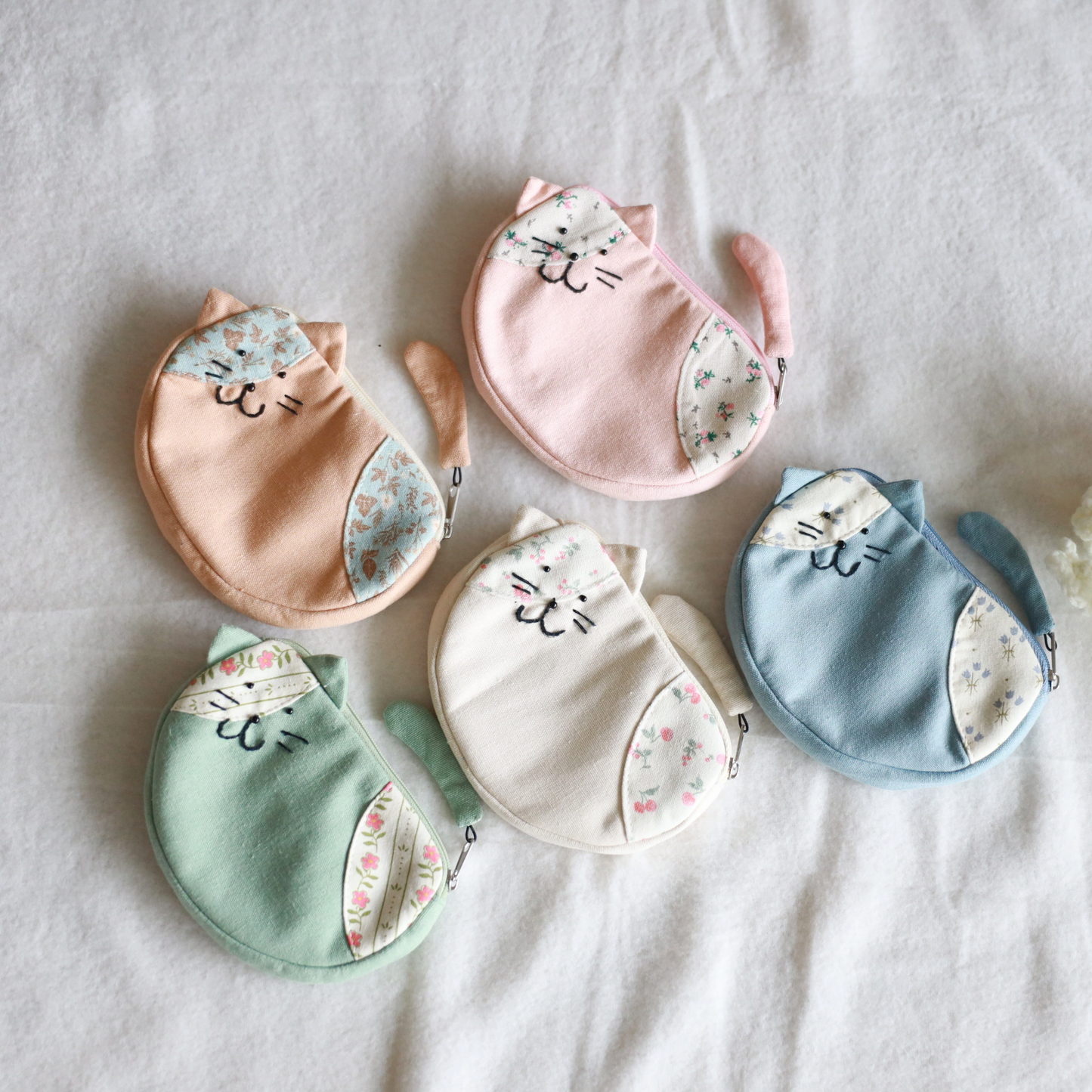 Handmade Cat Coin Purse