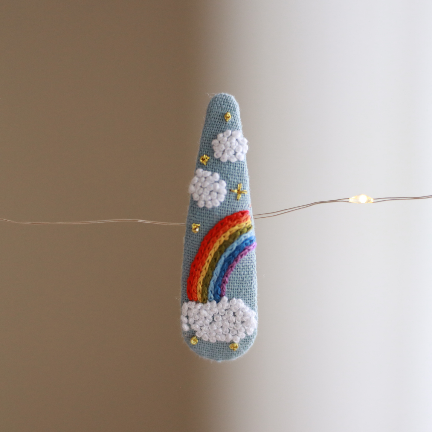 Magic in the Clouds Embroidered Hair Clips