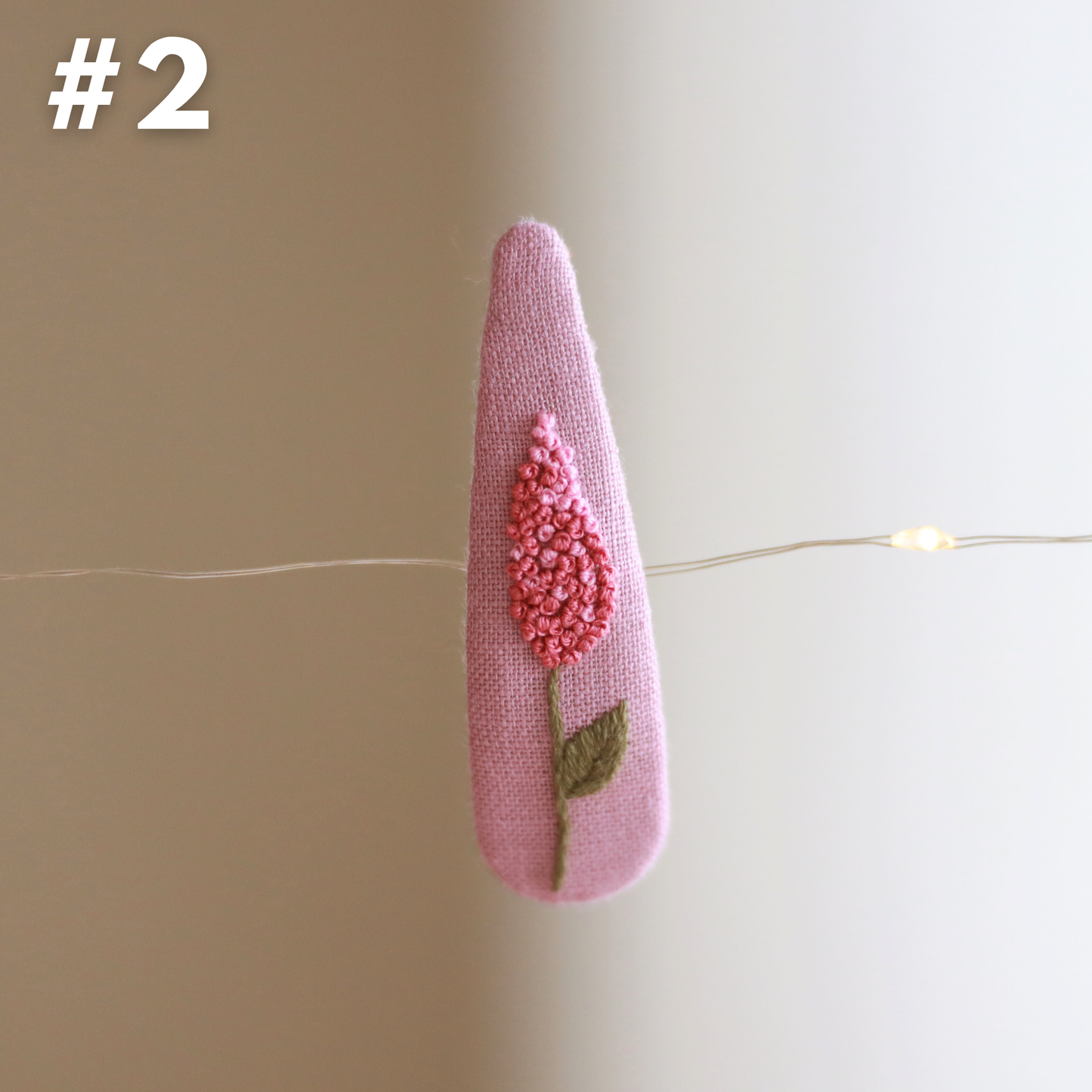 Bloom & Buzz Embroidered Hair Clips