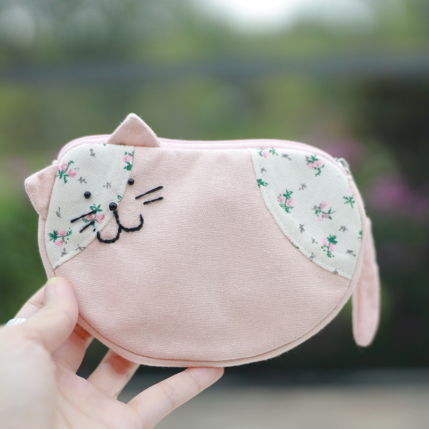 Handmade Cat Coin Purse