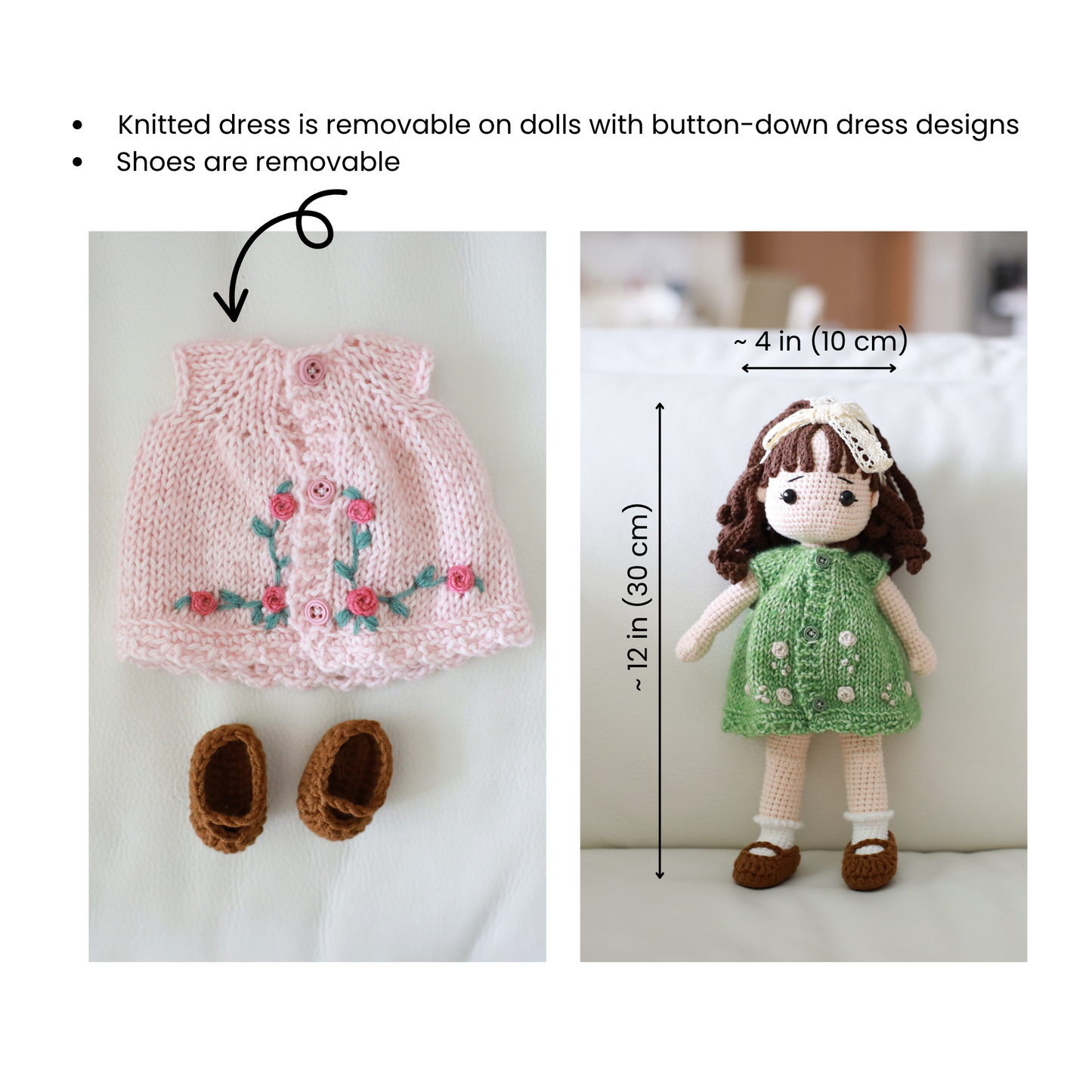 Handmade Crochet Doll | Soft Amigurumi Toy