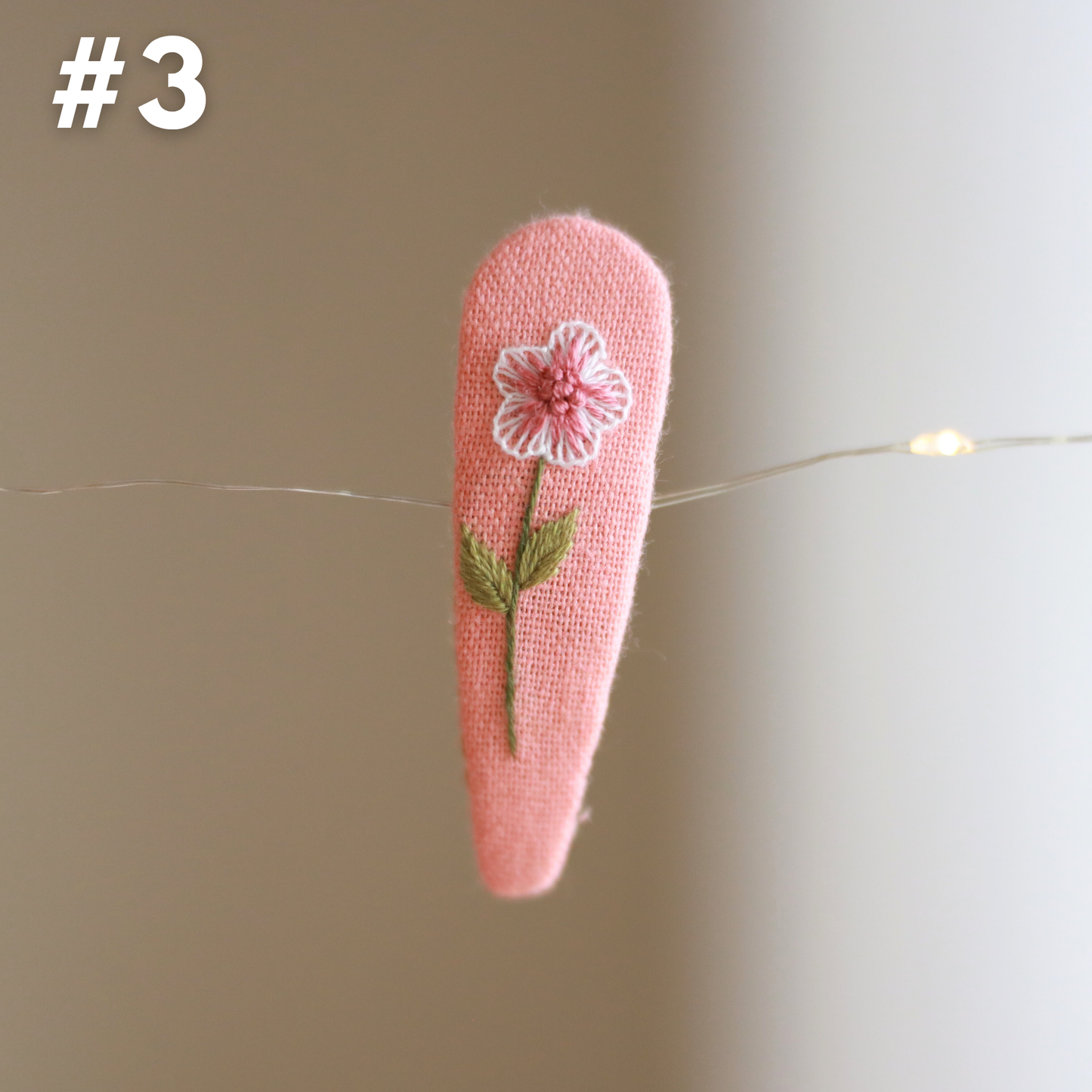 Dancer’s Garden Embroidered Hair Clips