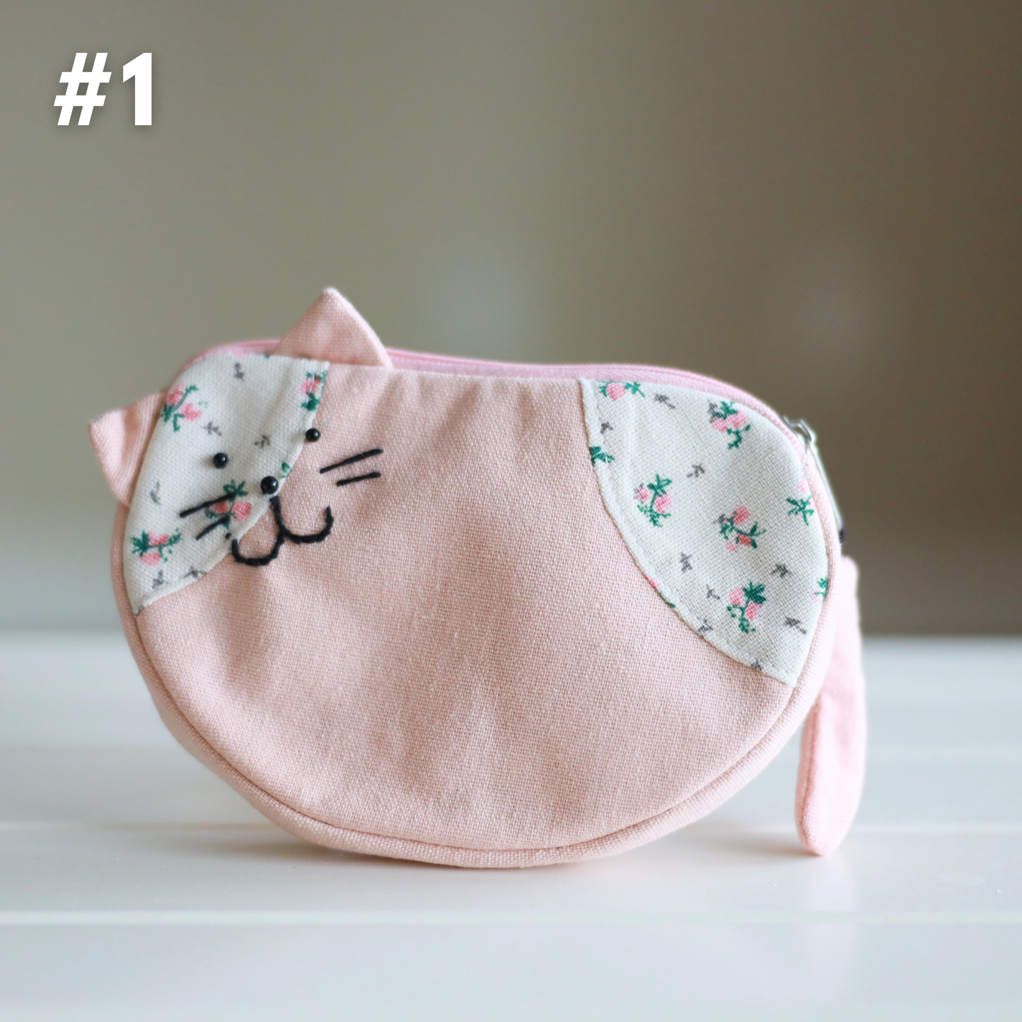 Handmade Cat Coin Purse