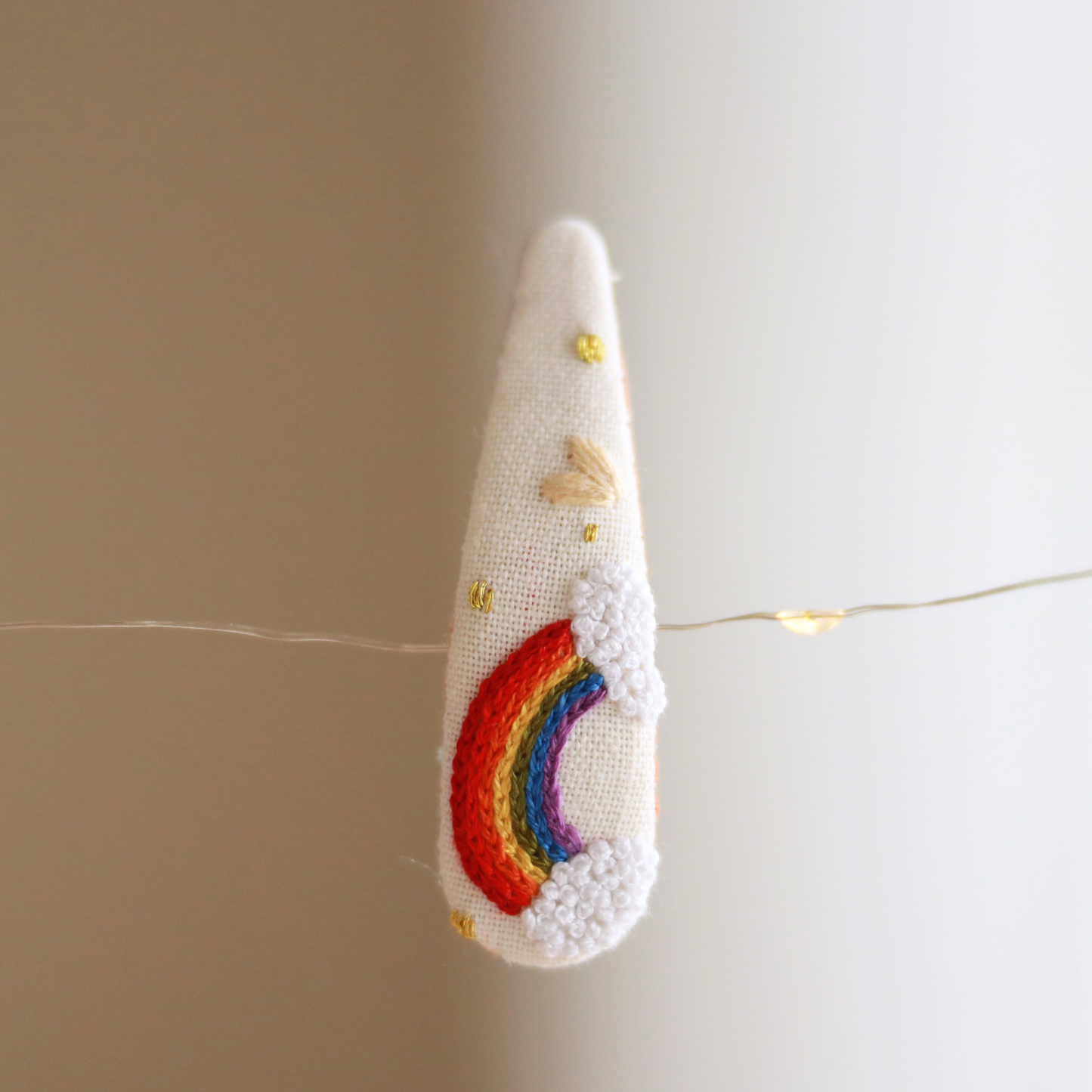 Dreamy Days Embroidered Hair Clips