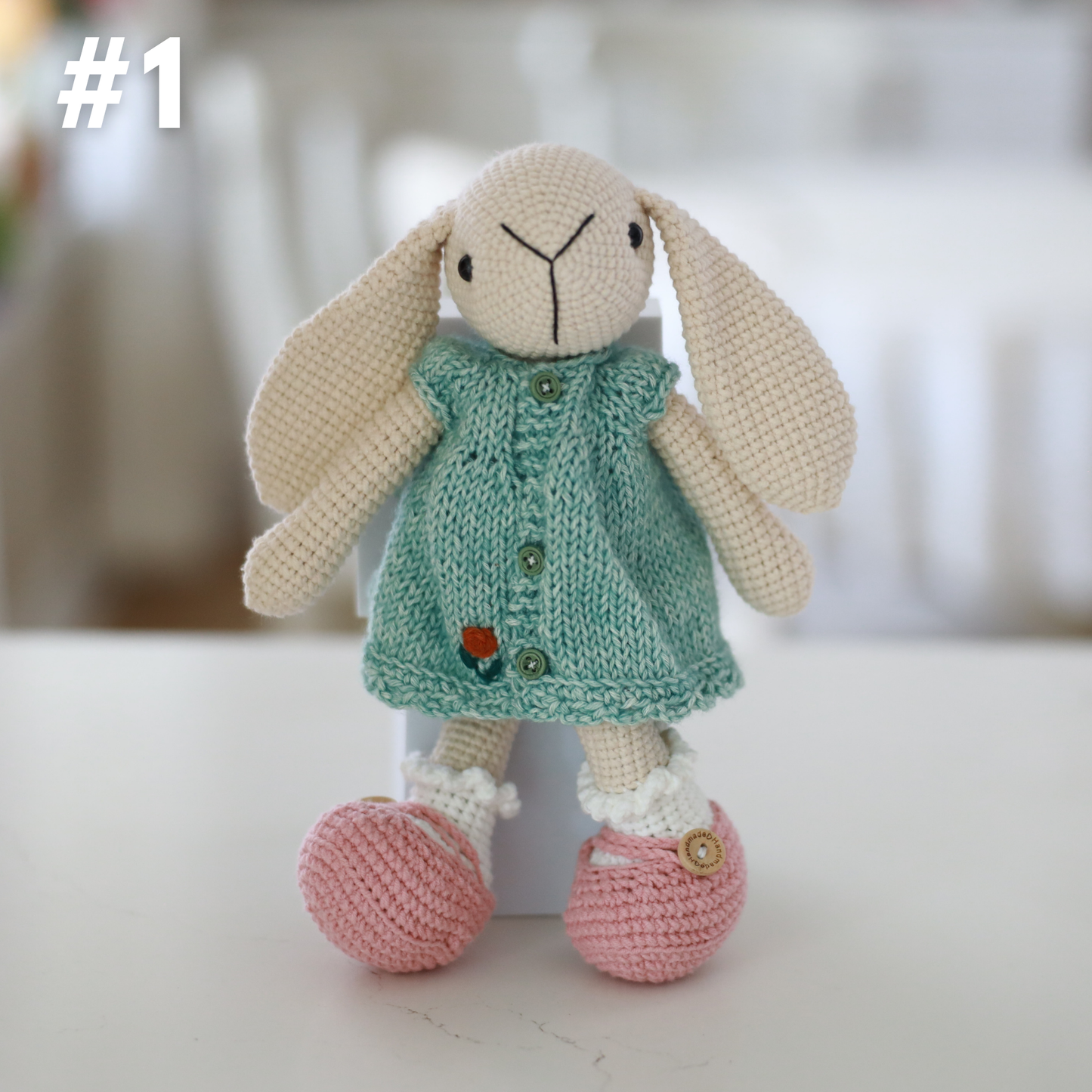 Handmade Crochet Bunny Doll | Soft Amigurumi Toy