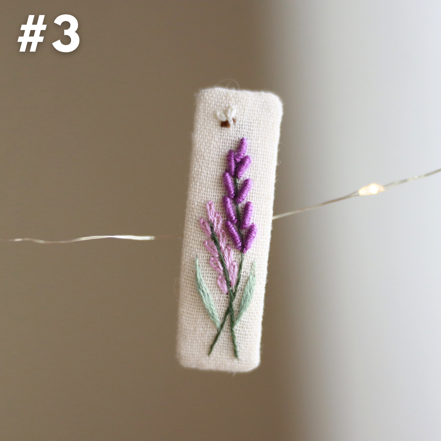 Secret Meadow Embroidered Hair Clips