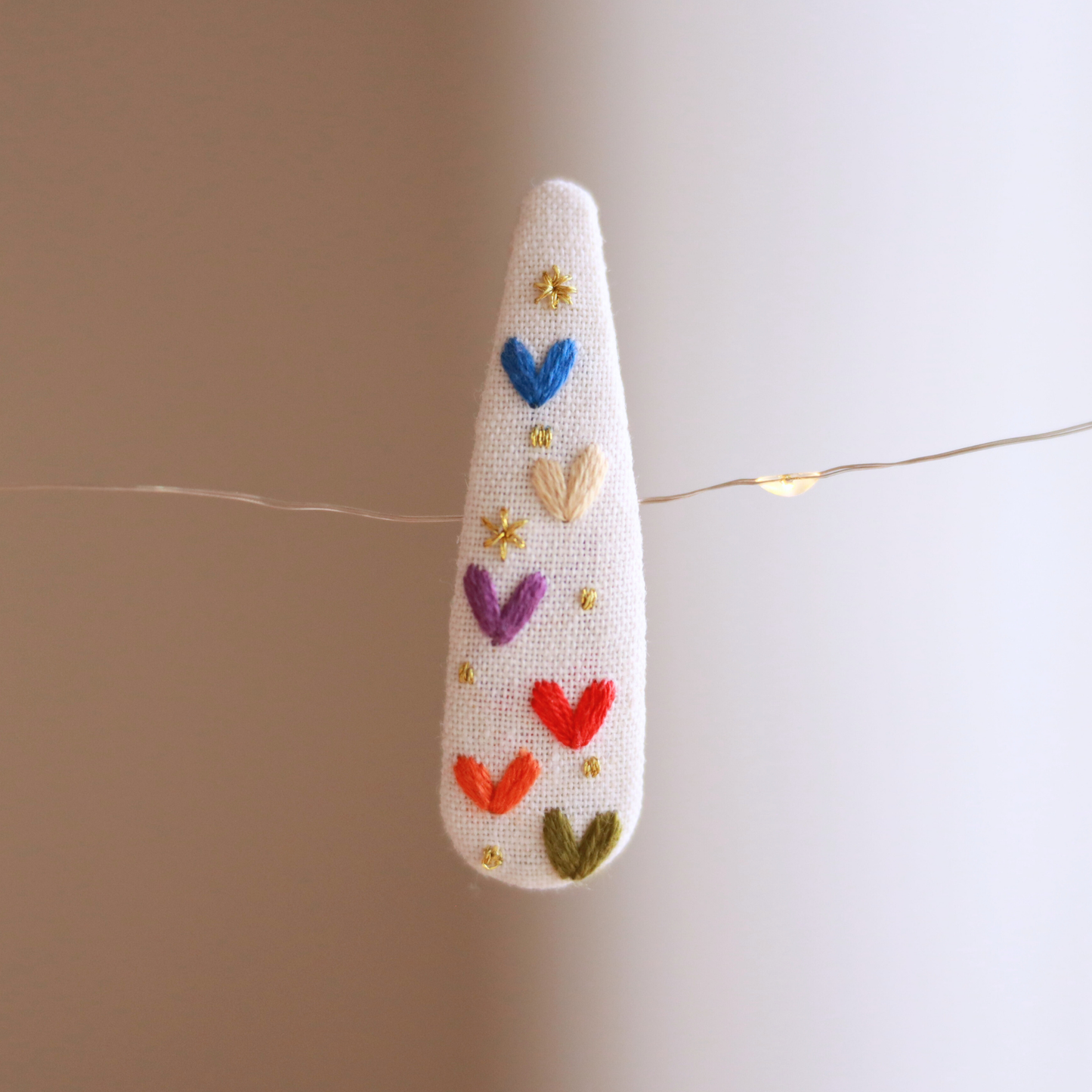 Dreamy Days Embroidered Hair Clips