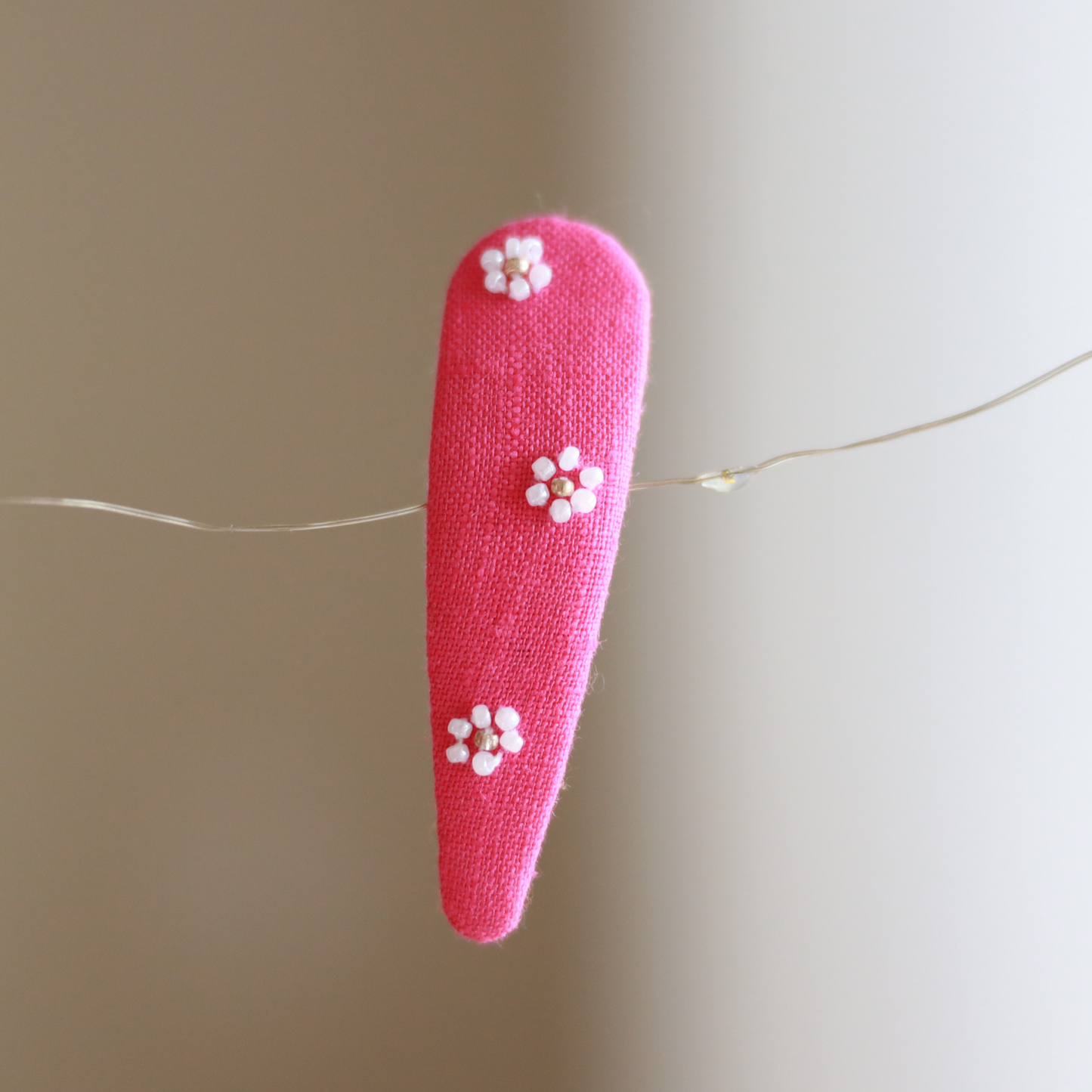 Childhood Whimsy Embroidered Hair Clips