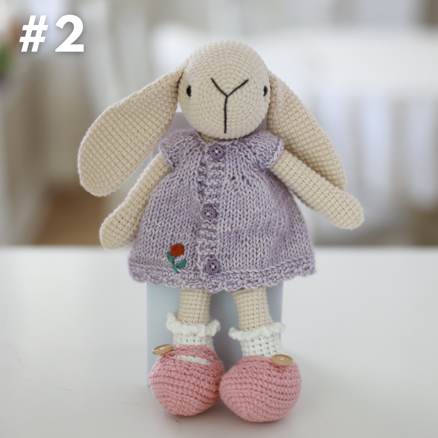 Handmade Crochet Bunny Doll | Soft Amigurumi Toy