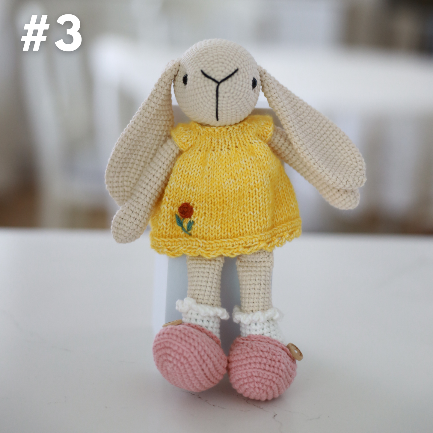 Handmade Crochet Bunny Doll | Soft Amigurumi Toy