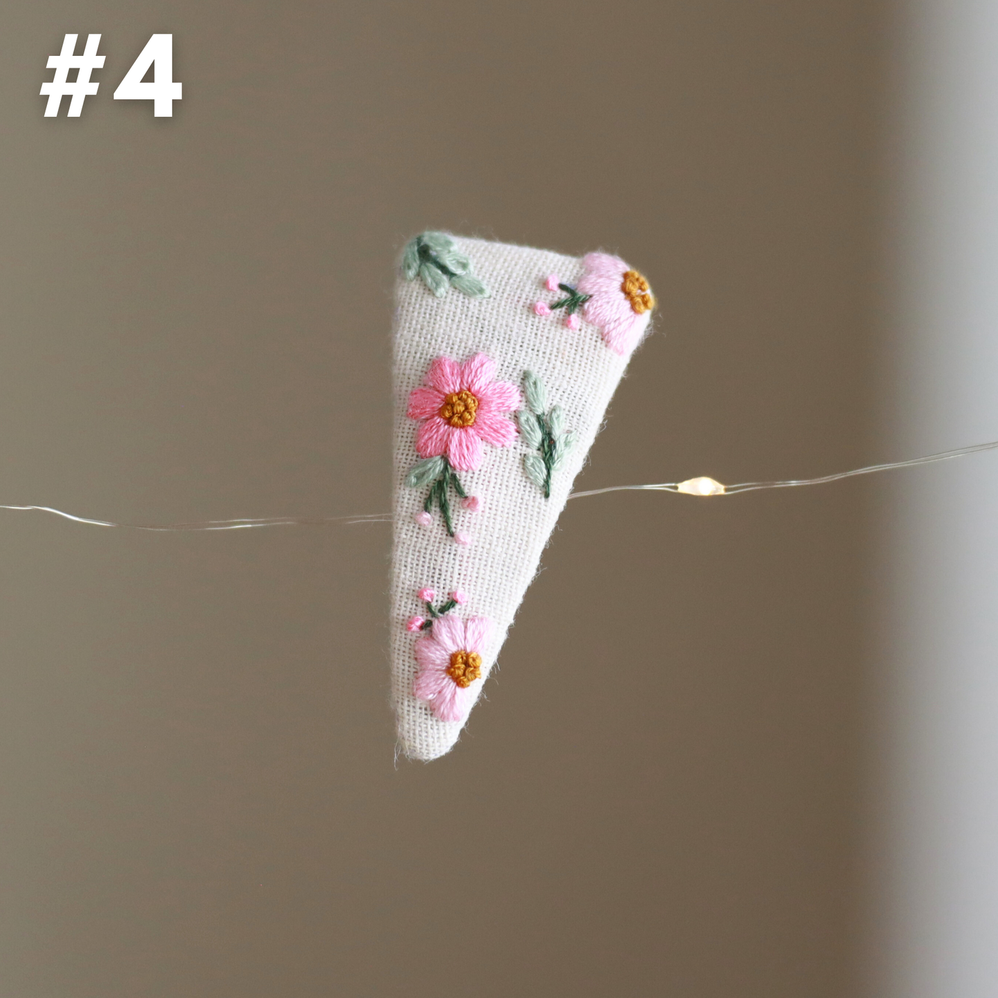 Garden Reverie Embroidered Hair Clips