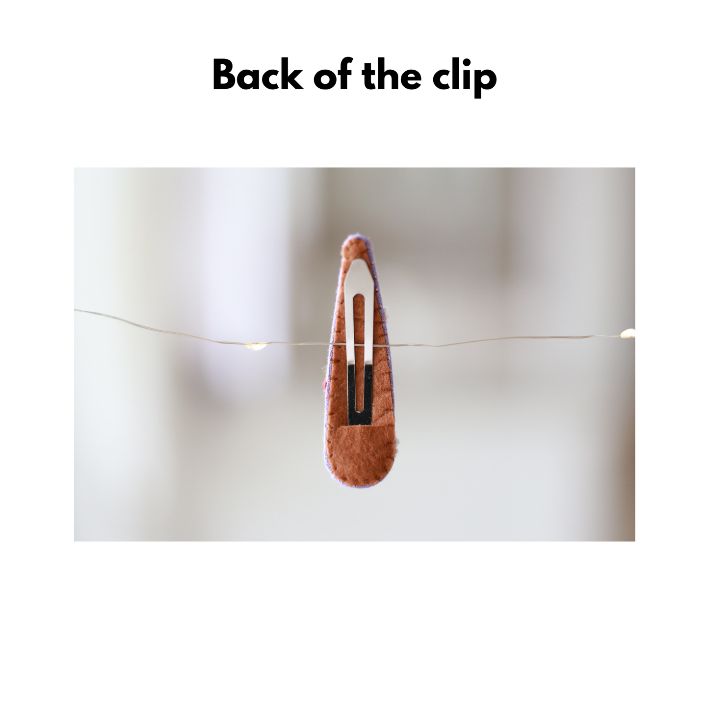 Mauve Meadow Embroidered Hair Clips