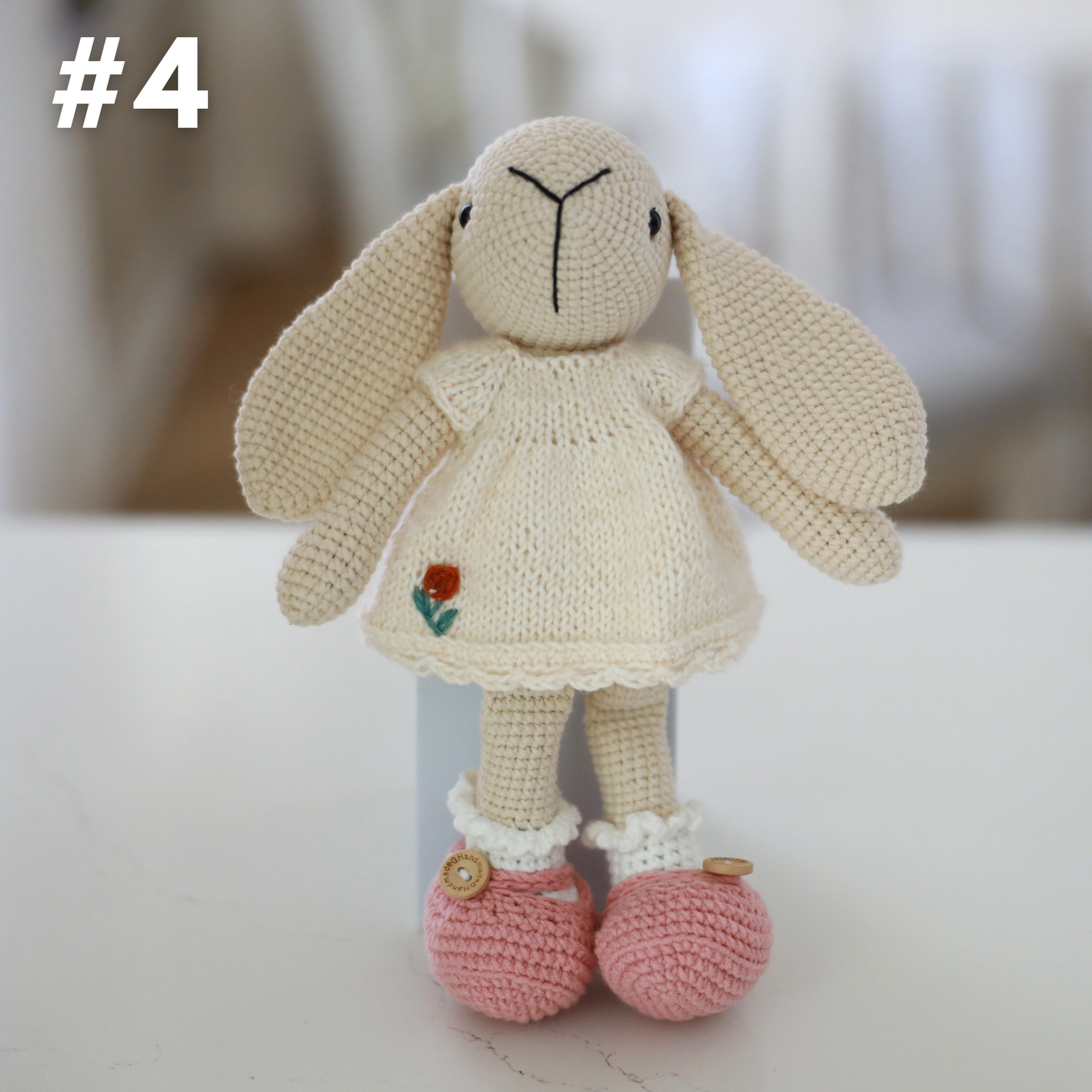 Handmade Crochet Bunny Doll | Soft Amigurumi Toy