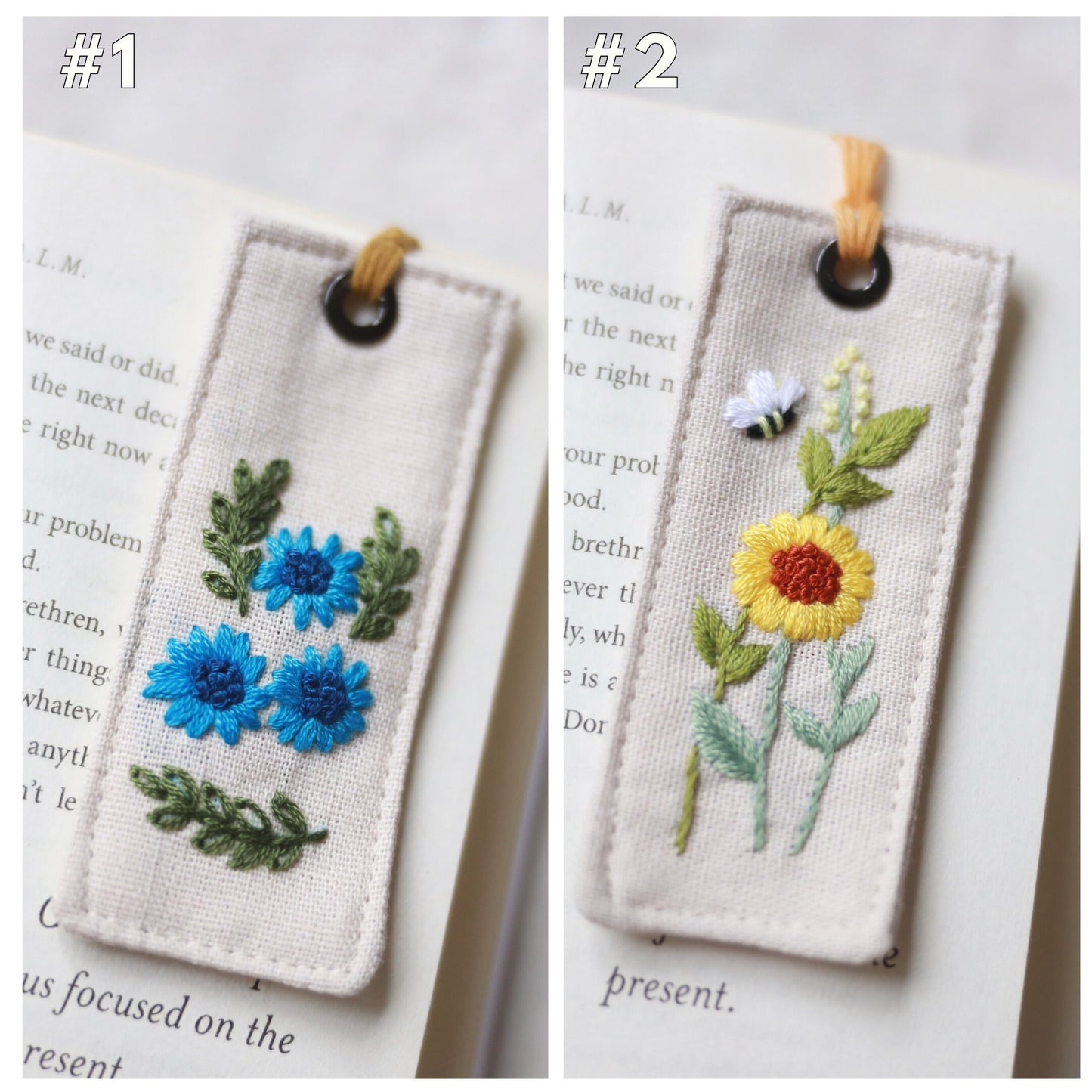 Bookmark Blue Flowers
Sunflower Bookmark
