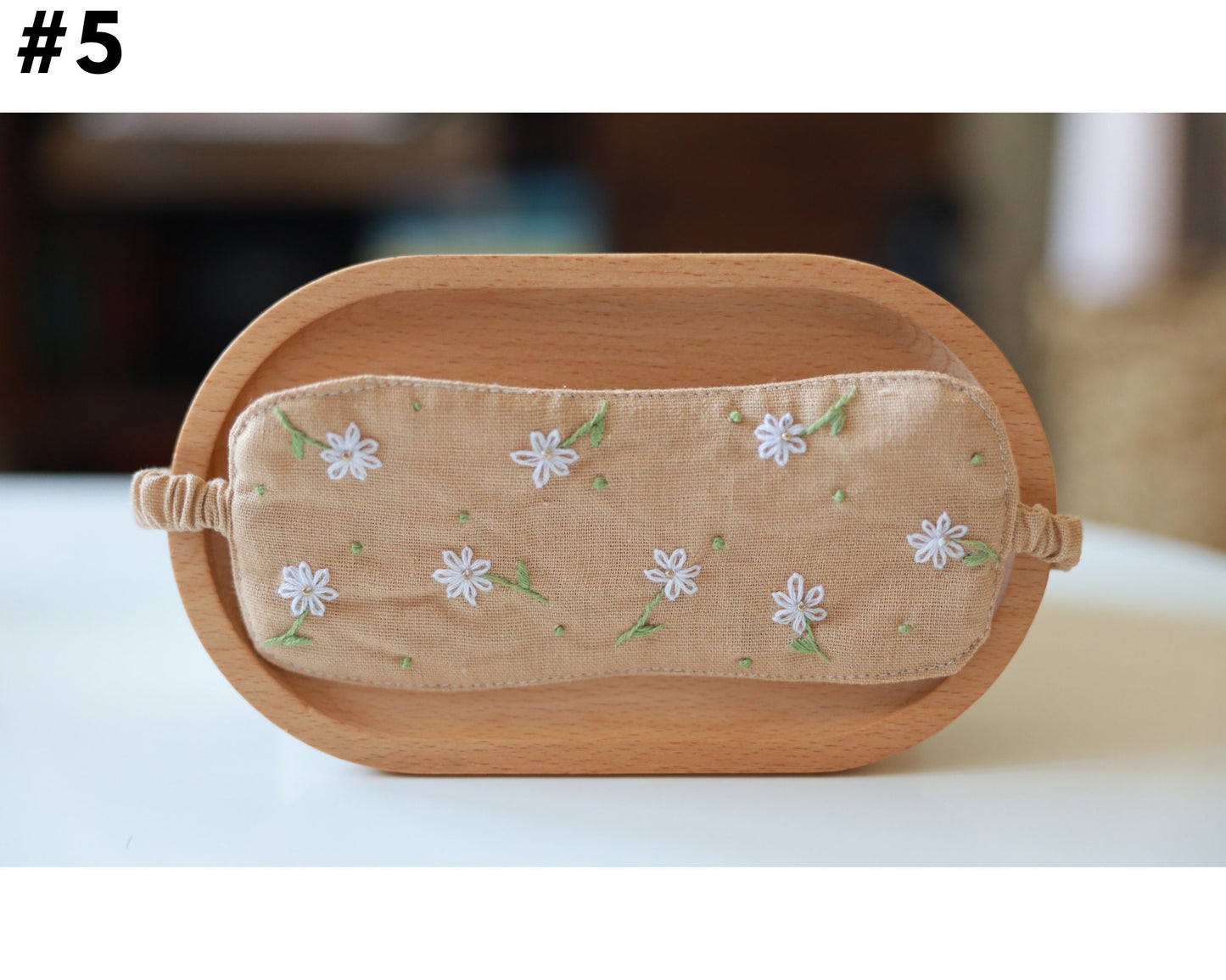 Embroidered Sleep Mask
