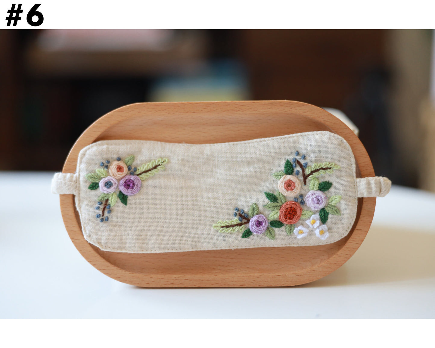 Embroidered Sleep Mask