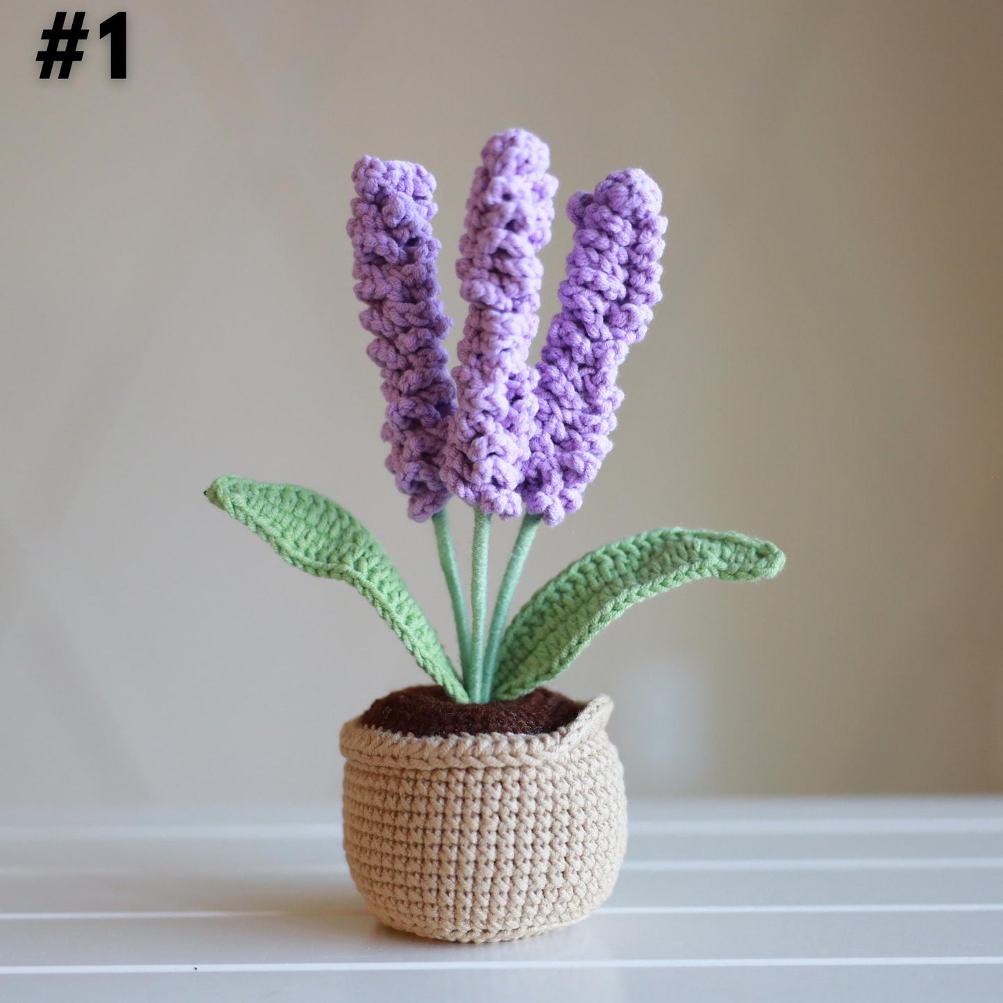 Mini Crochet Flower Pot