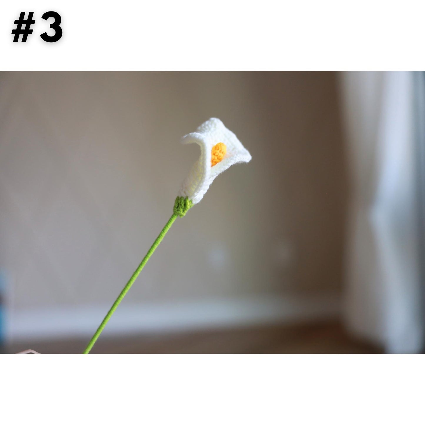 Handmade Crochet Calla Lily