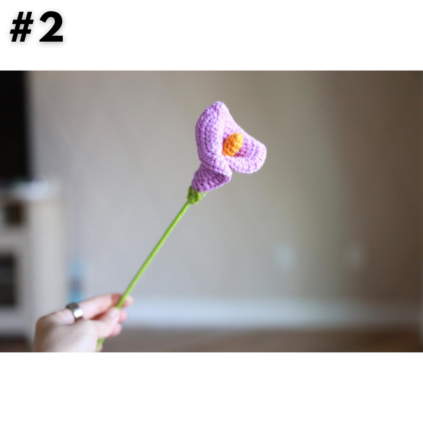 Handmade Crochet Calla Lily