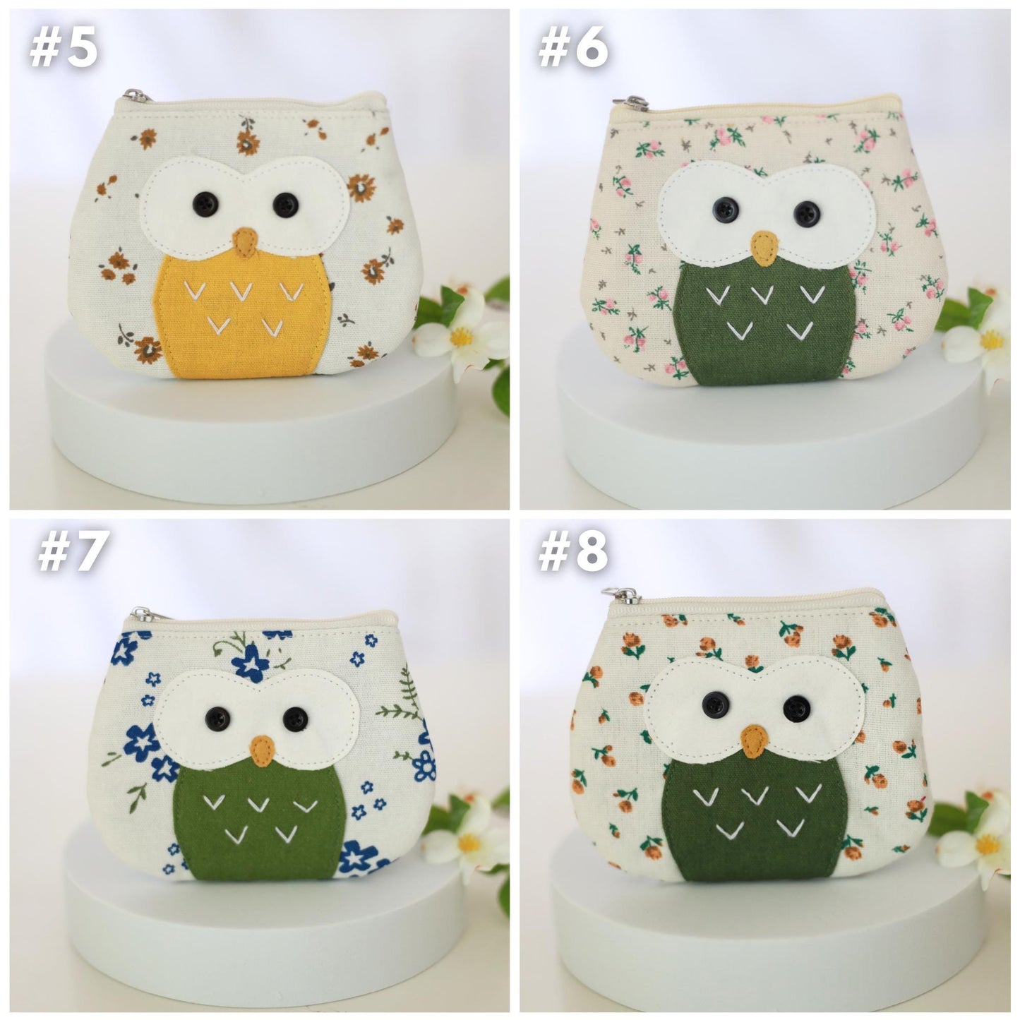 Handmade Owl Coin Purse