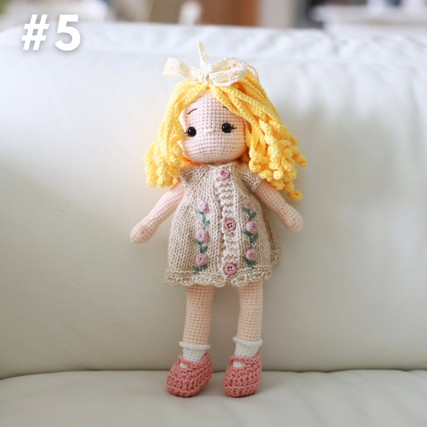 Handmade Crochet Doll | Soft Amigurumi Toy