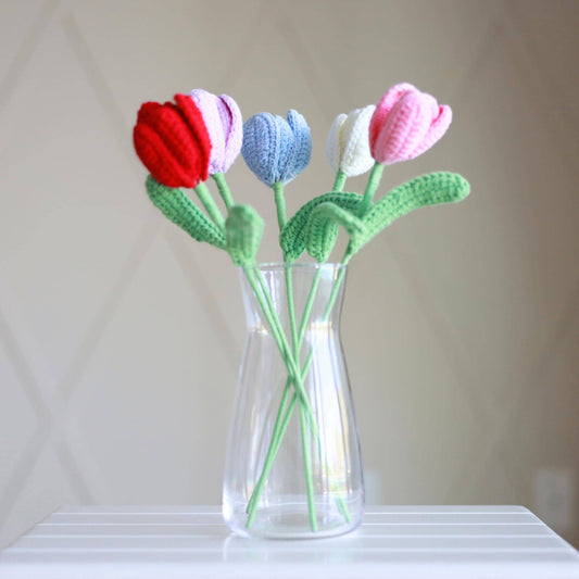 Handmade Crochet Tulip Flower