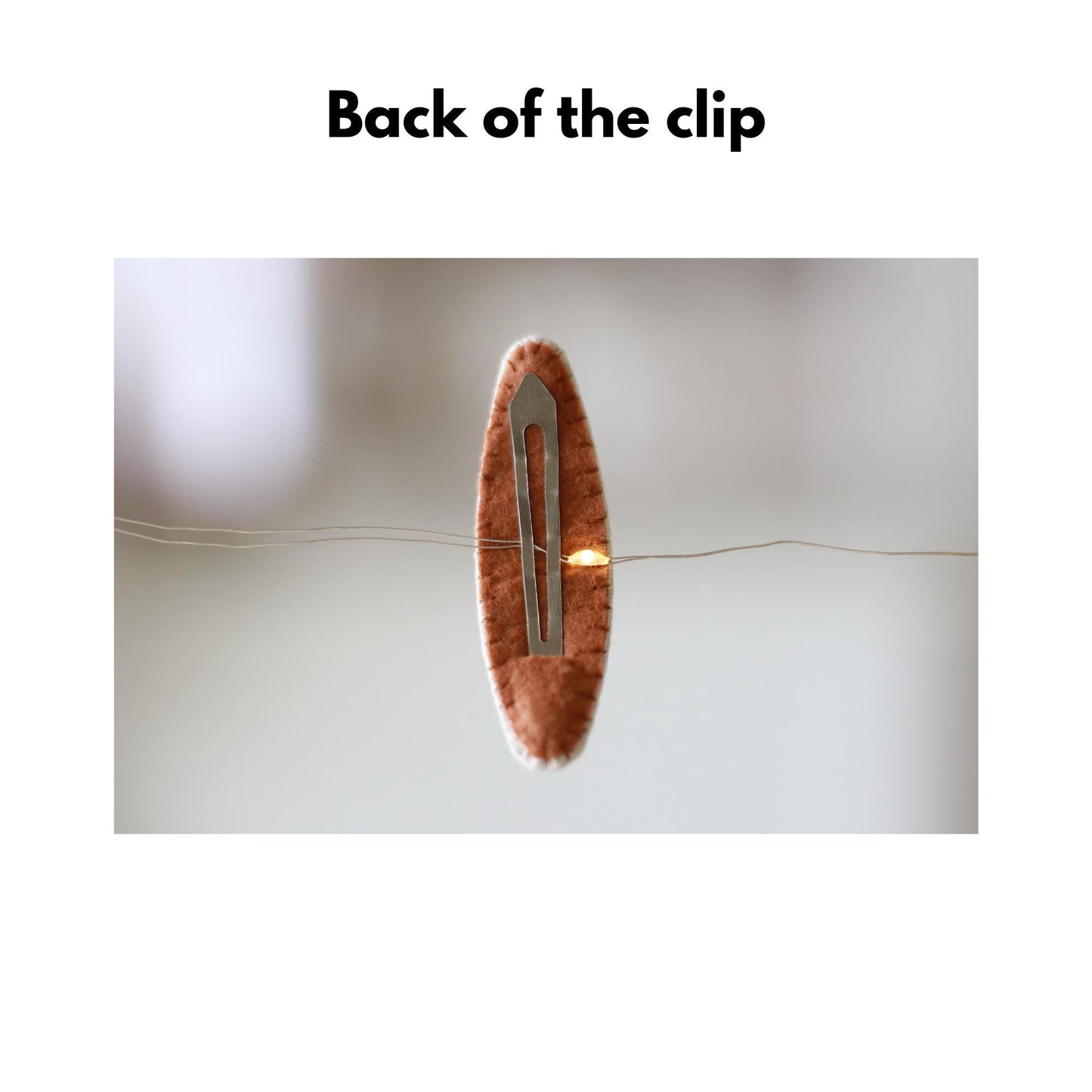 Handmade Beaded Embroidered Snap Hair Clips