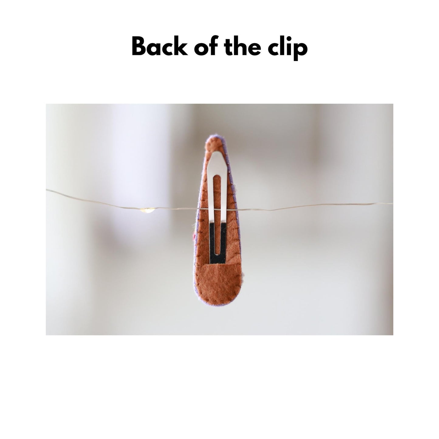 Hand-Embroidered Winter Hair Clips, Blue Christmas Tree & Cabin Barrettes, Holiday Accessories, Gift for Women Girls, Christmas Gift